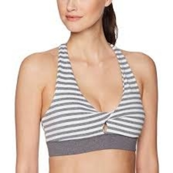 Splendid Twist Large Striped Sports Bra e - Picture 1 of 7